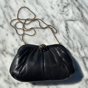 Judith Lieber snakeskin Clutch
